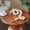 5ft. Paper Mache Round Distressed Beaded Garland with Tassel